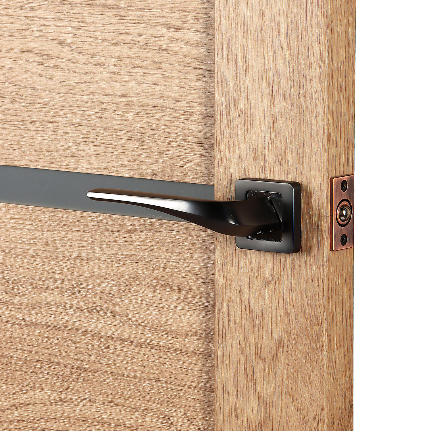 Дверь межкомнатная остекленная ЦАРГИ ПВХ COMFORT-2 Дуб Светлый 3D 800мм BROZEX-WOOD *1