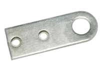 Проушина для замка малая 30*70 цинк б/шур СКОБИС *10/300