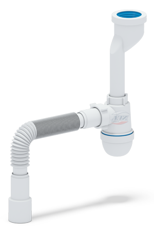 Сифон для писсуара Ани с трубой 40*40/50 U0115 *1