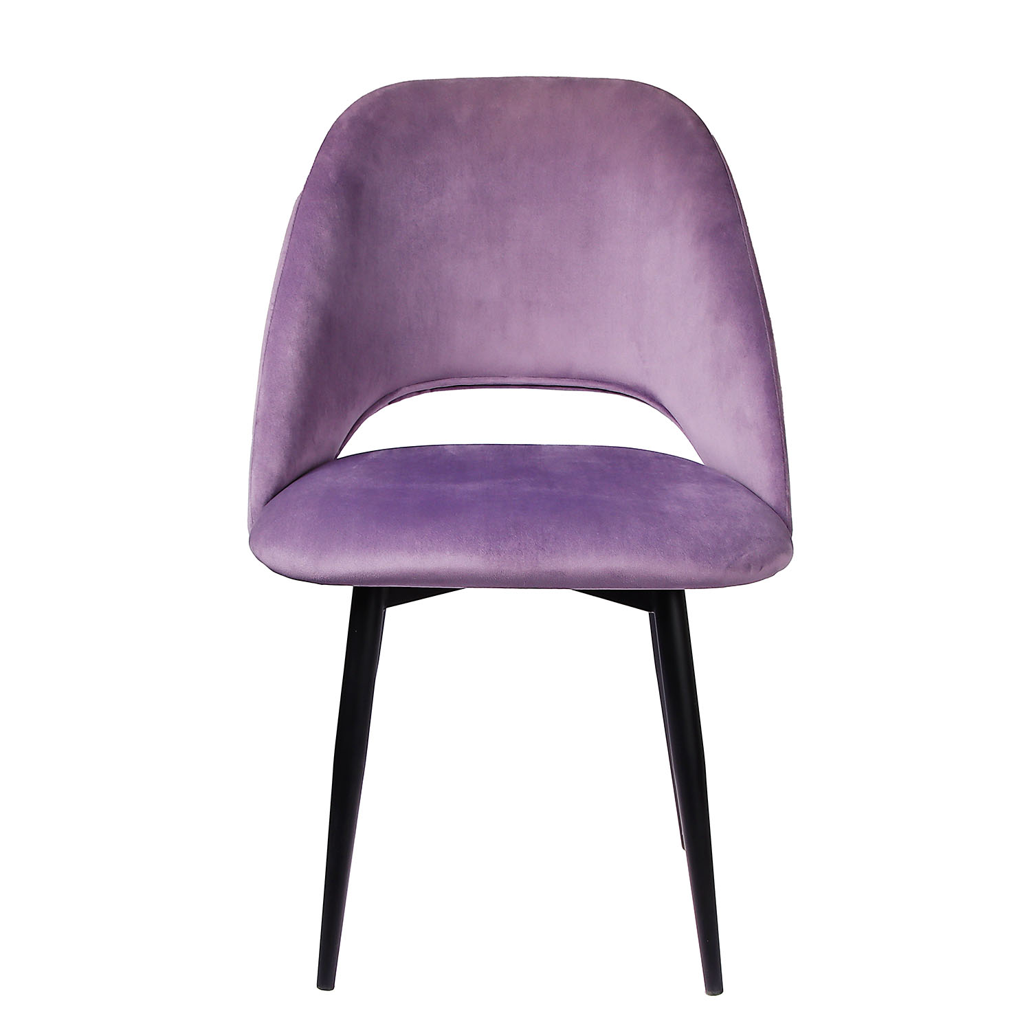 Стул FORPOST Сэнди, 54x90x41 см, велюр конфетти плюм, сиреневый