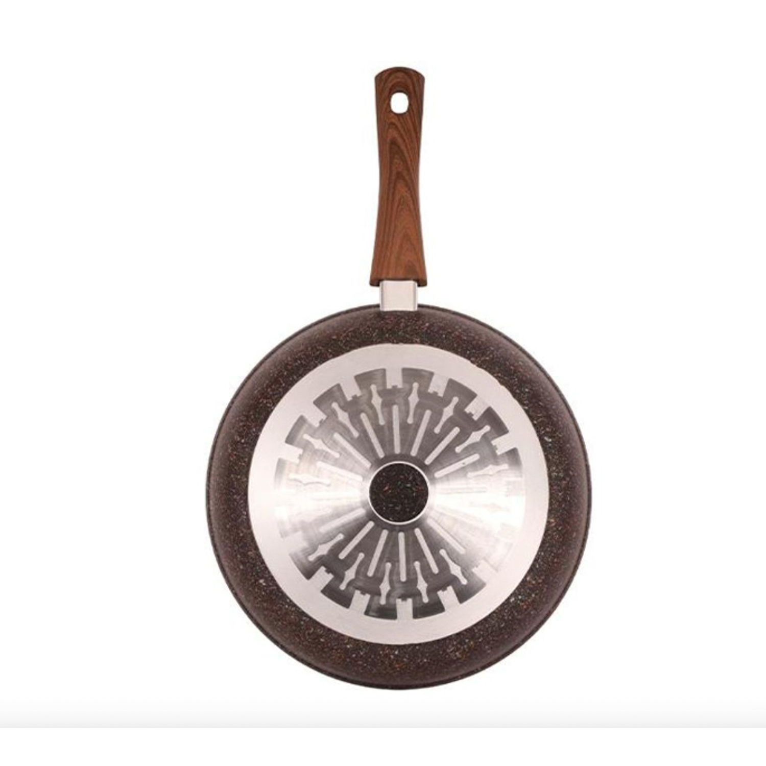 яяяСковорода алюм. а/приг.литая Kukmara "Granit ultra INDUCTION"red д.28см Съем.р. сгаи282а *1/4