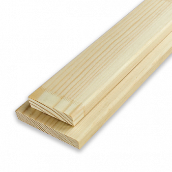 Наличник 2.1-2.2 м, 70 мм, сращенный, бессучковый, гладкий