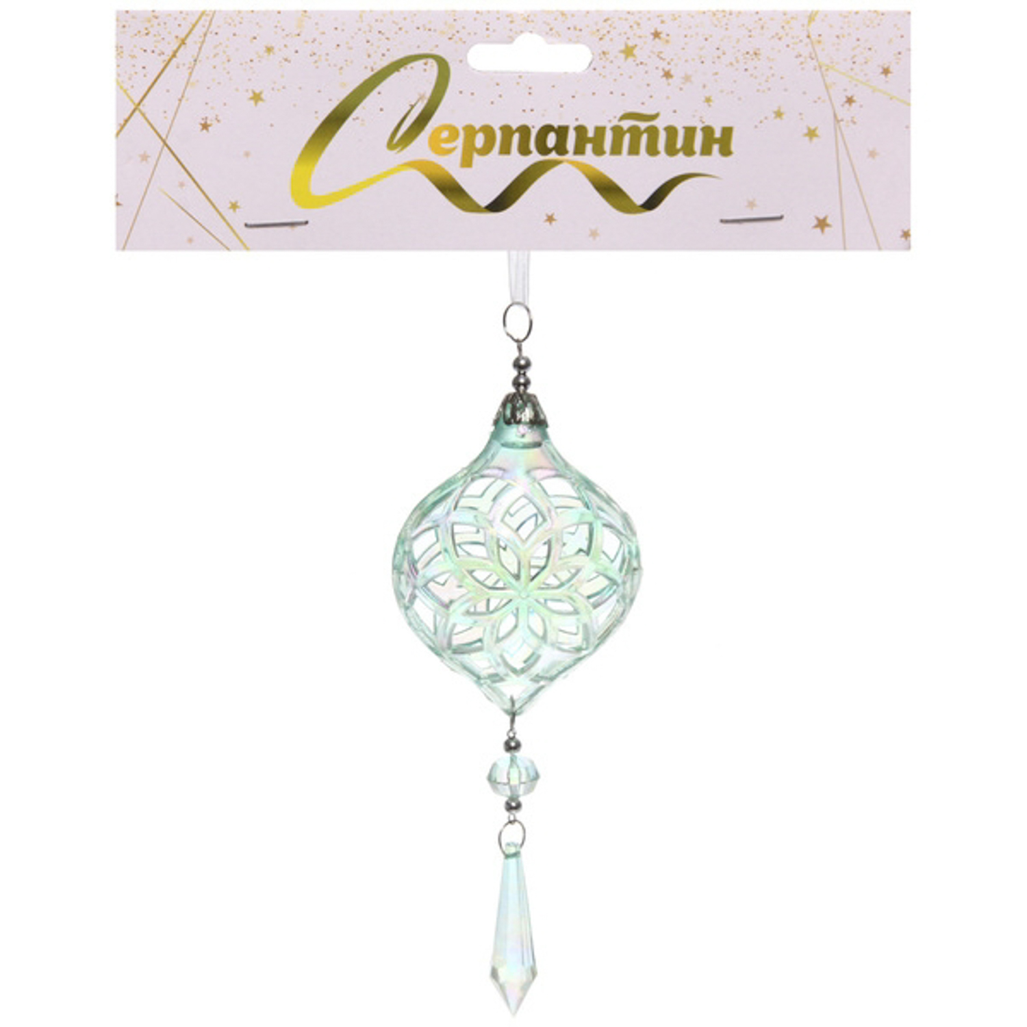 Подвеска "Сказочные узоры" 8*20 см, Зелёный