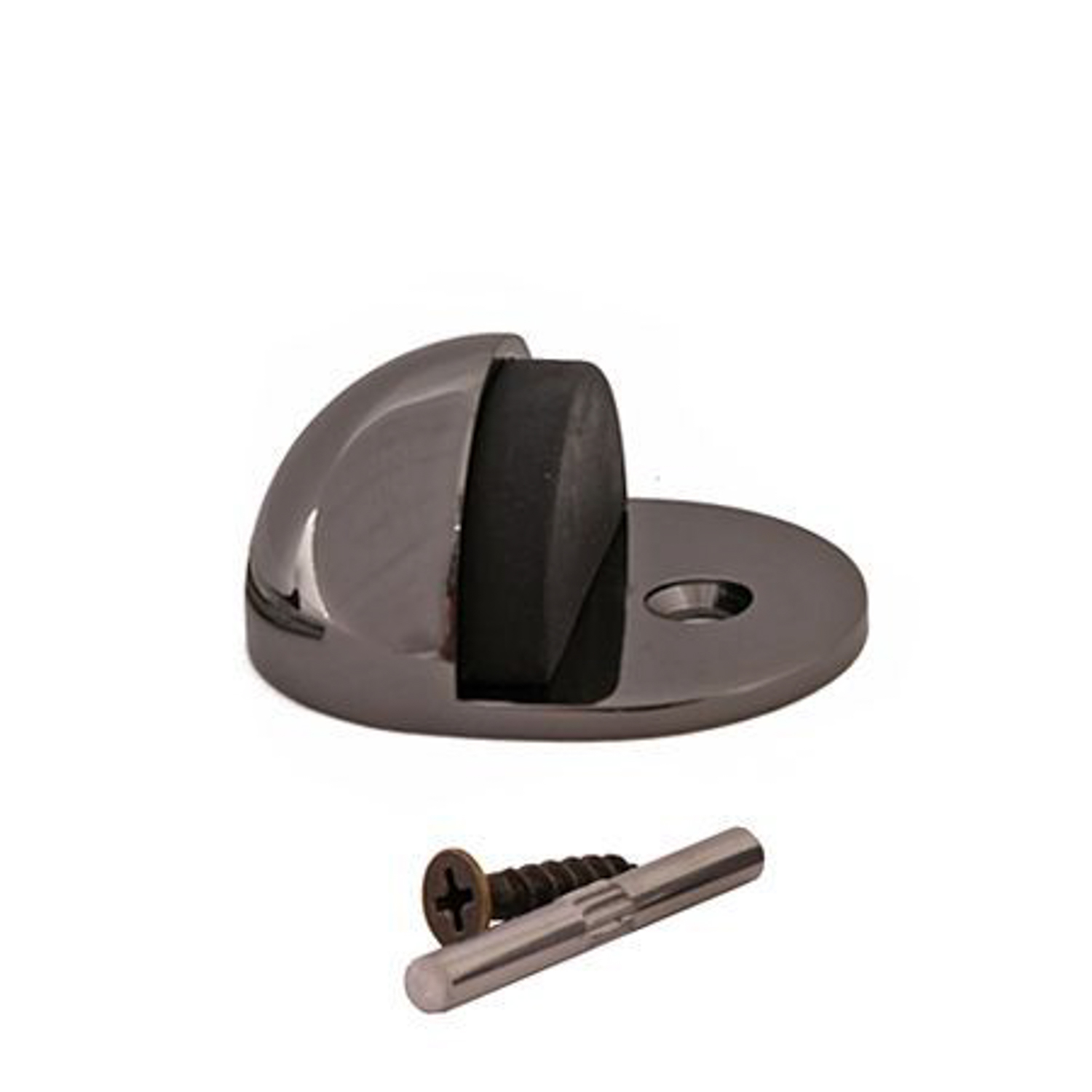 Упор дверной никель черный DS-0002-NB Апекс *1/10/300