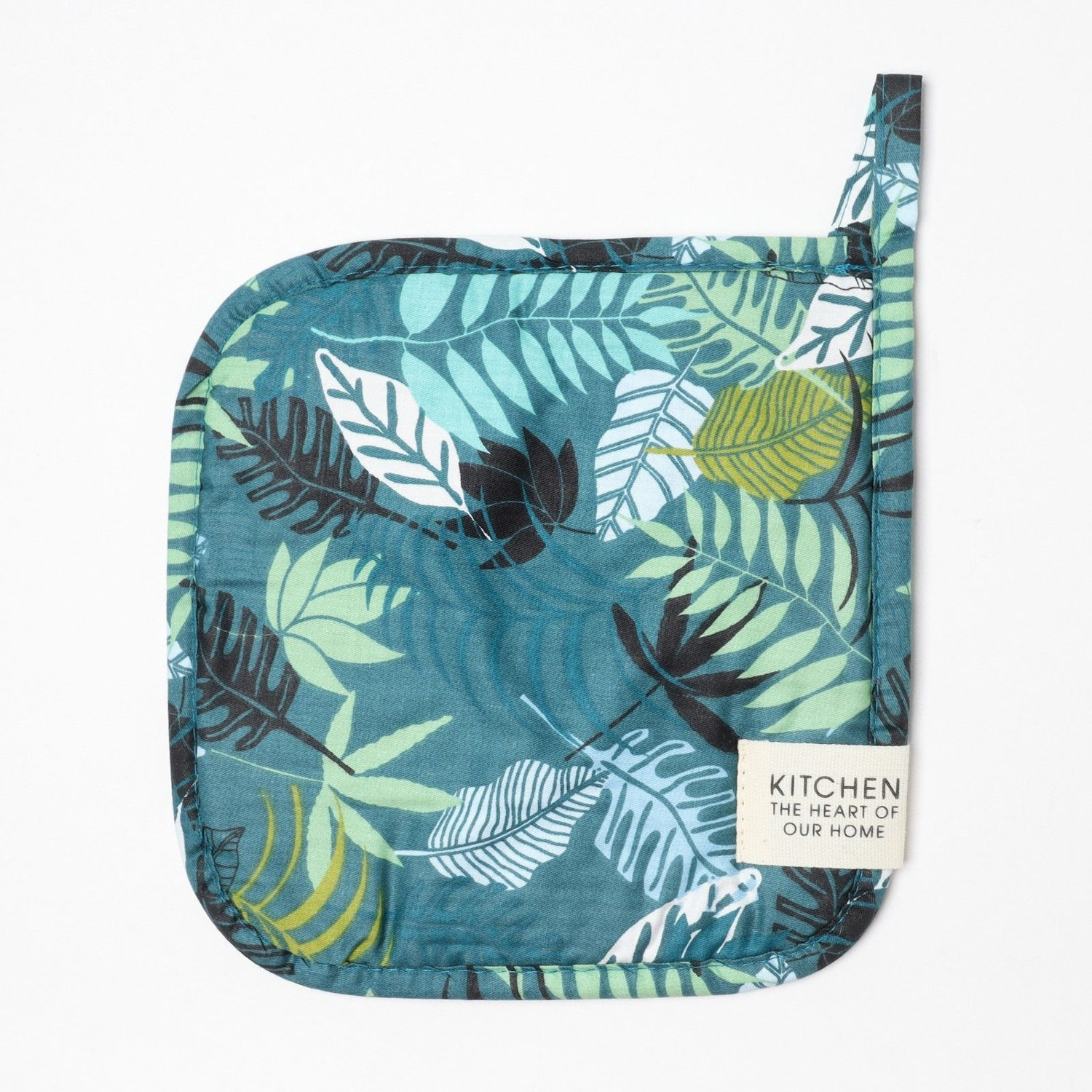 Набор прихваток Папоротник варежка-прихватка 20х28см, прихватка 19х19см 80%хлопок, 20%п/э  Этель *1