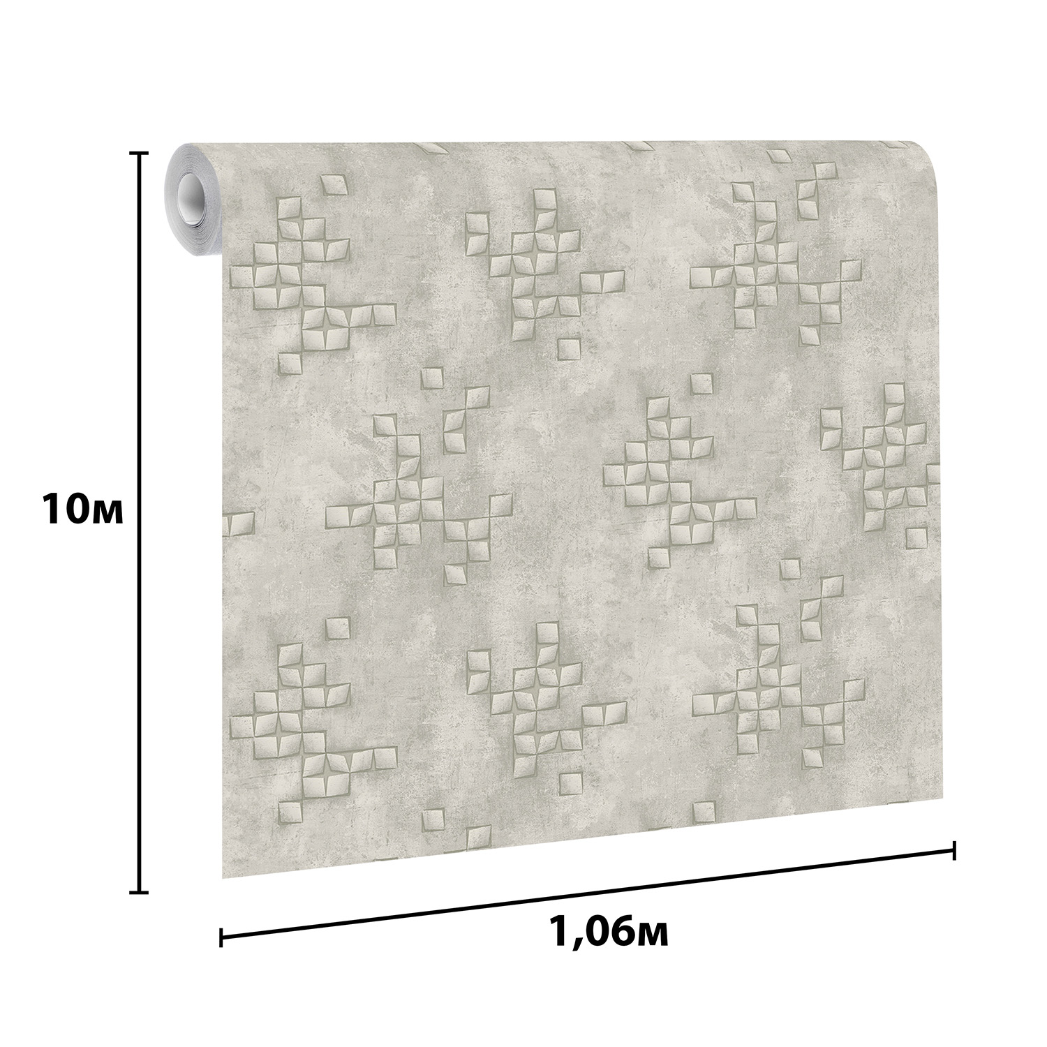 яяяОбои  флиз. "Эрисманн" Profi Deco Tetris 60716-05 10.05х1.06м *6