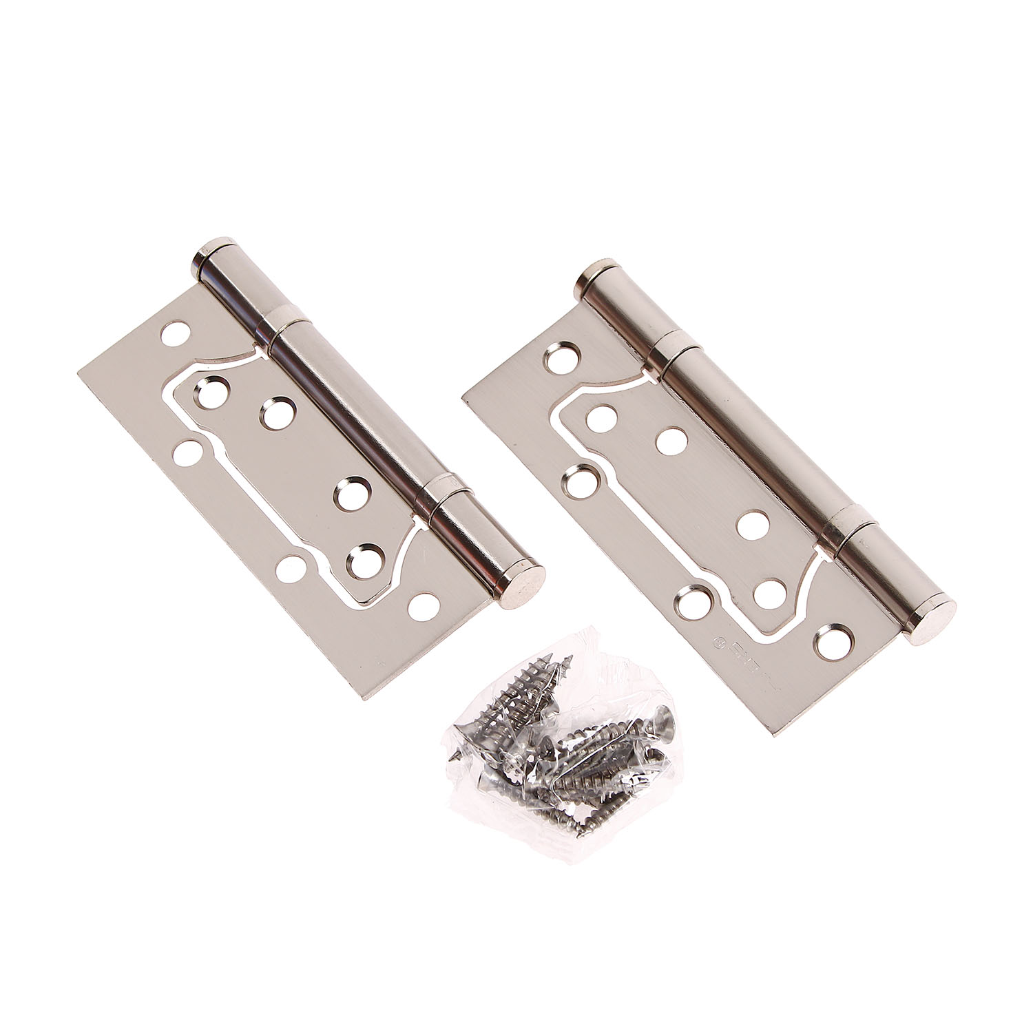 Петля без врезки 100*63*2мм НИКЕЛЬ матовый NIS AVERS *2/12/96