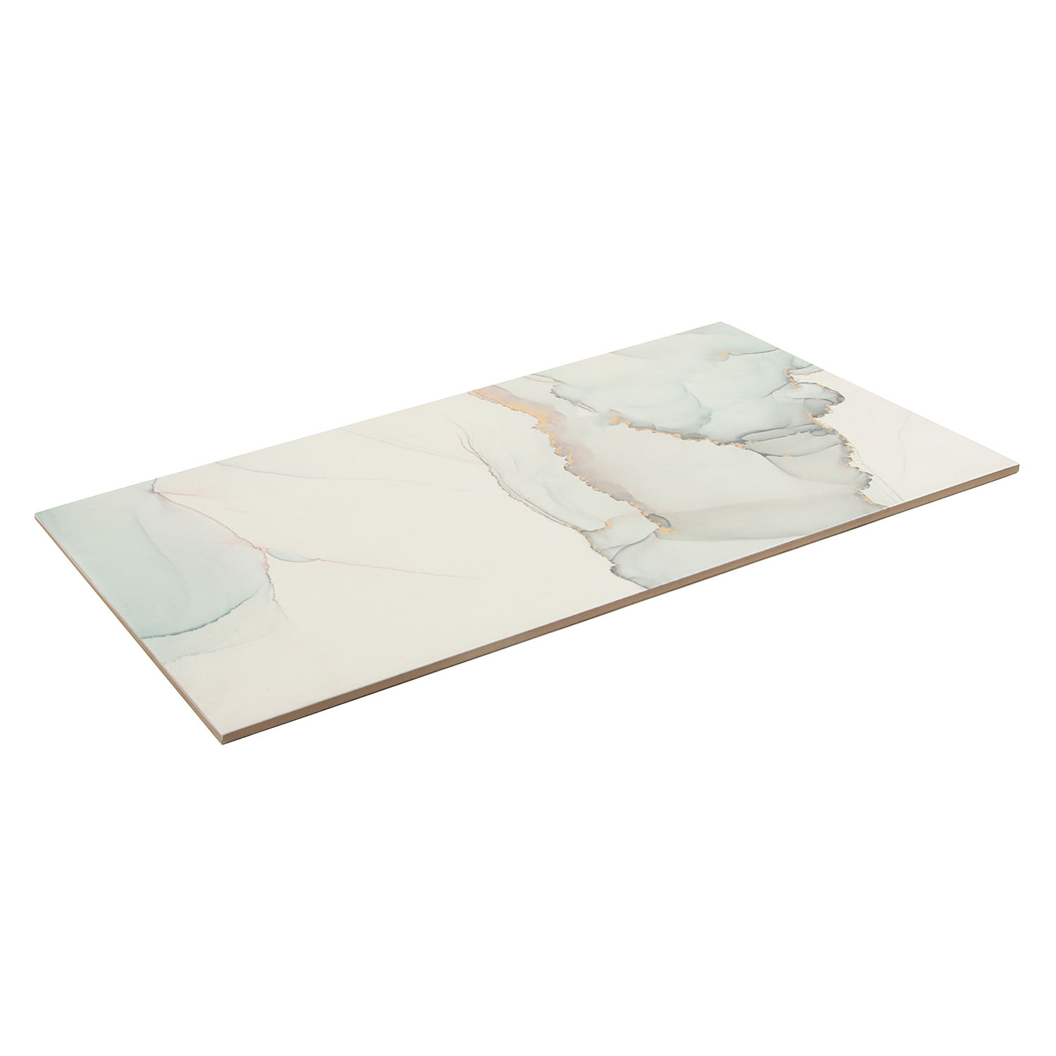 Керамогранит 1.44 м² LB Ceramics Блисс 7260-0012-1001, 603x300х8.5 мм, светло-синий