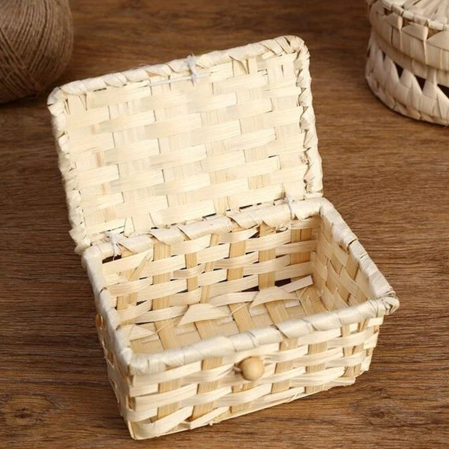 Оберег - шкатулка «Домовой с ложкой», 25 см, микс 2690150