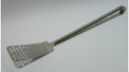 Лопатка кулинарная нерж. перфорированная, дл.ручки 405мм "Поварская" 1с2556 (Аша) *1/50
