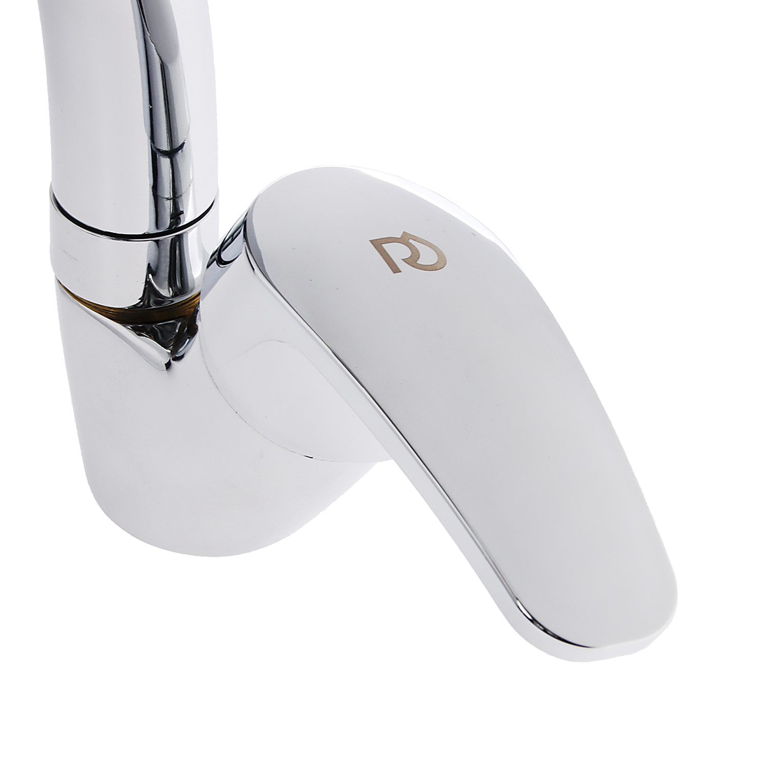 Смеситель для кухни Roegen RC002C, высокий излив, рычажный