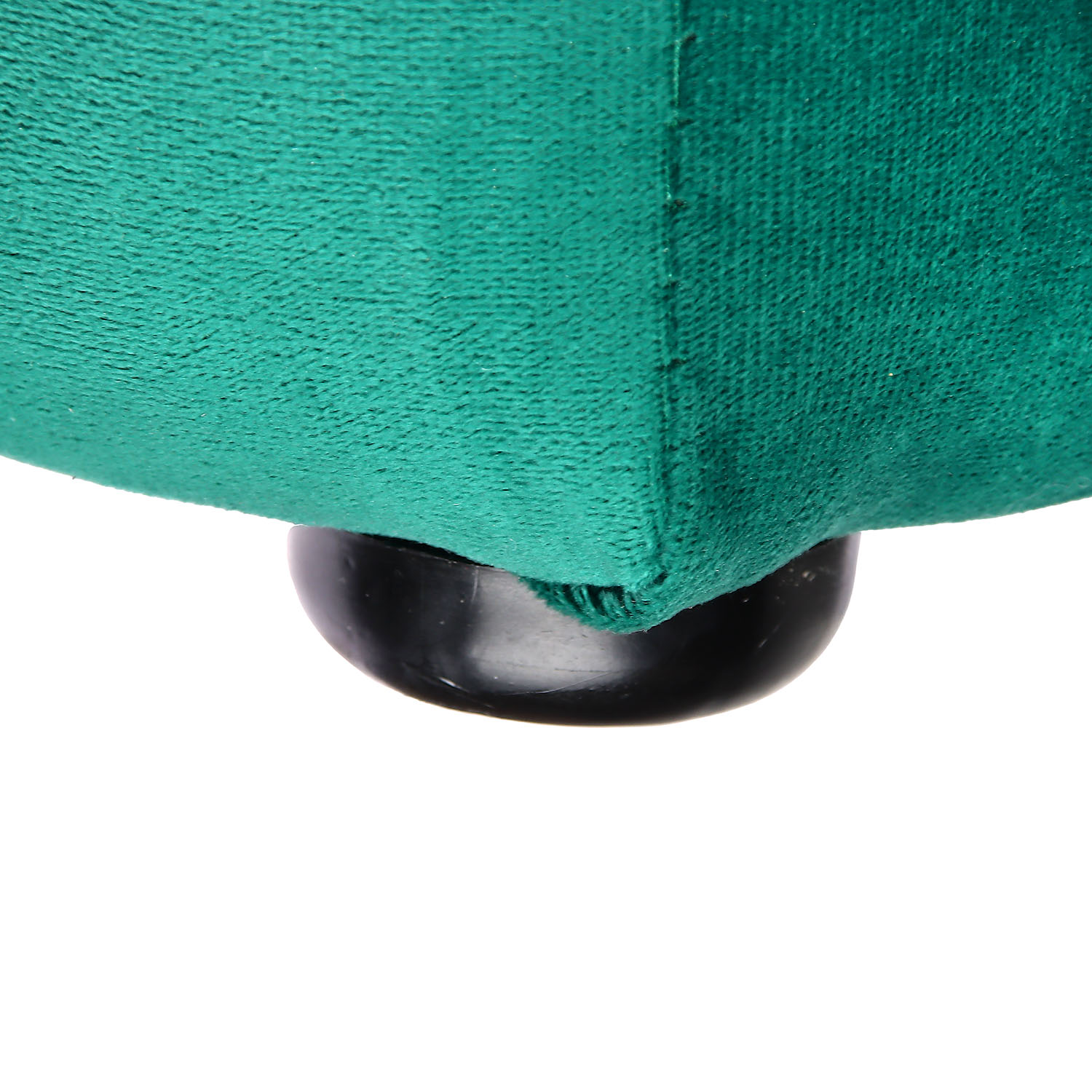 Пуф ЛОФТ ЛАЙН, 40х40х42 см, квадрат, велюр, конфетти аквамарин