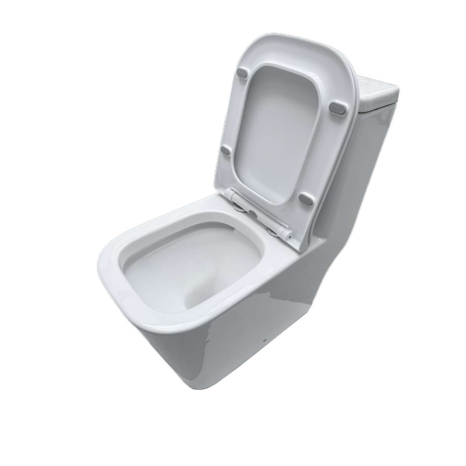 Унитаз-компакт Triton Pro Mono MO-8706, горизонтальный выпуск, 2 режима, сиденье с микролифтом