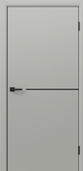 Комплект двери межкомнотной Калифорния Серый жемчуг 700мм (дверь+погонаж+замок+ручка+петли)*1