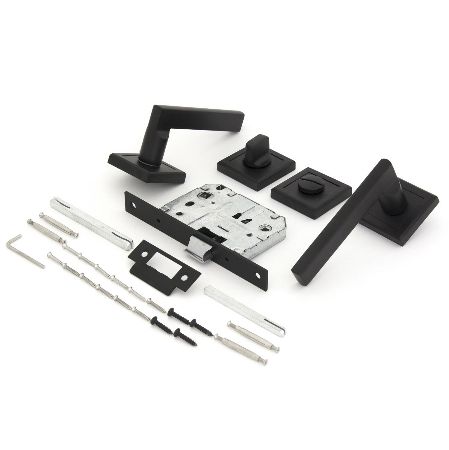 Комплект для двери Фабрика замков FZ SET 25L 170 BK BP, цвет черный