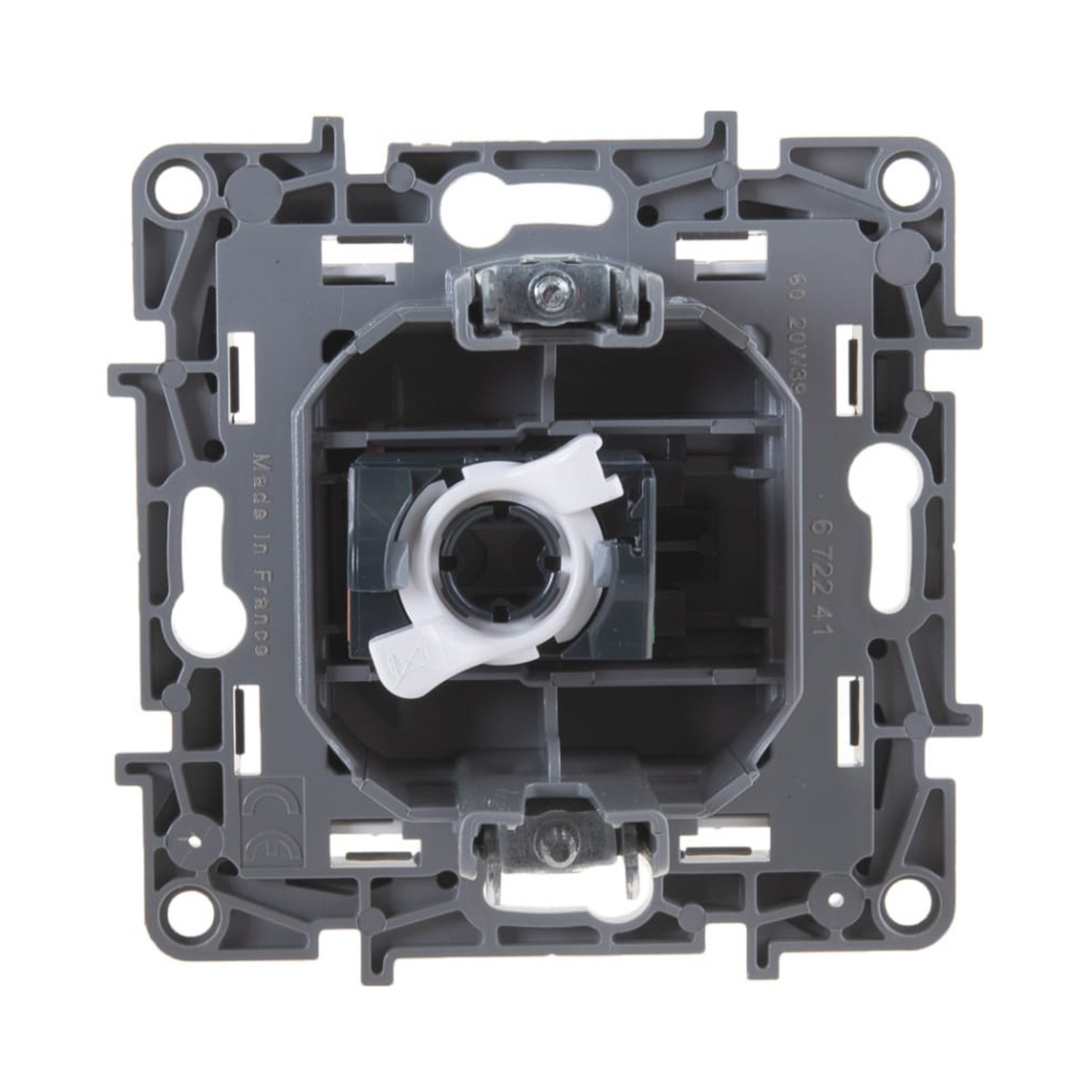 Механизм розетки информ. 1-м СП Etika RJ45 CAT.5 UTP бел. Leg 672241