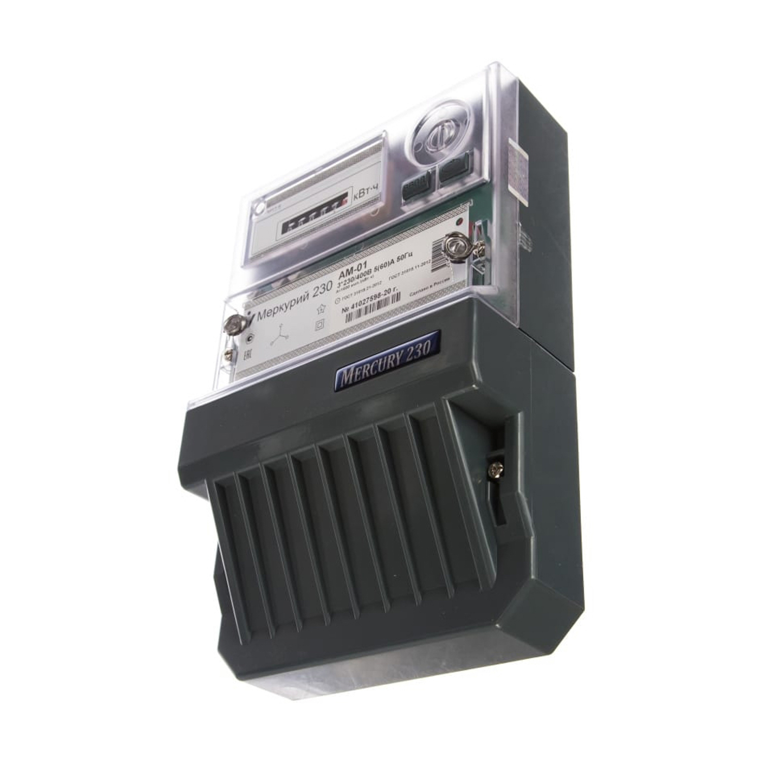 Счетчик "Меркурий" 230 AМ-01 3ф 5-60 А  класс точн. 1.0 тариф. Инкотекс *1/10