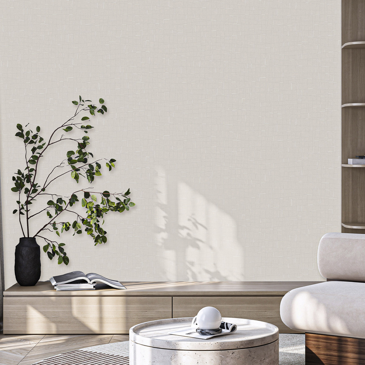 Обои  флиз Victoria Stenova  Module (беж.) 585712 1.06*10м *6