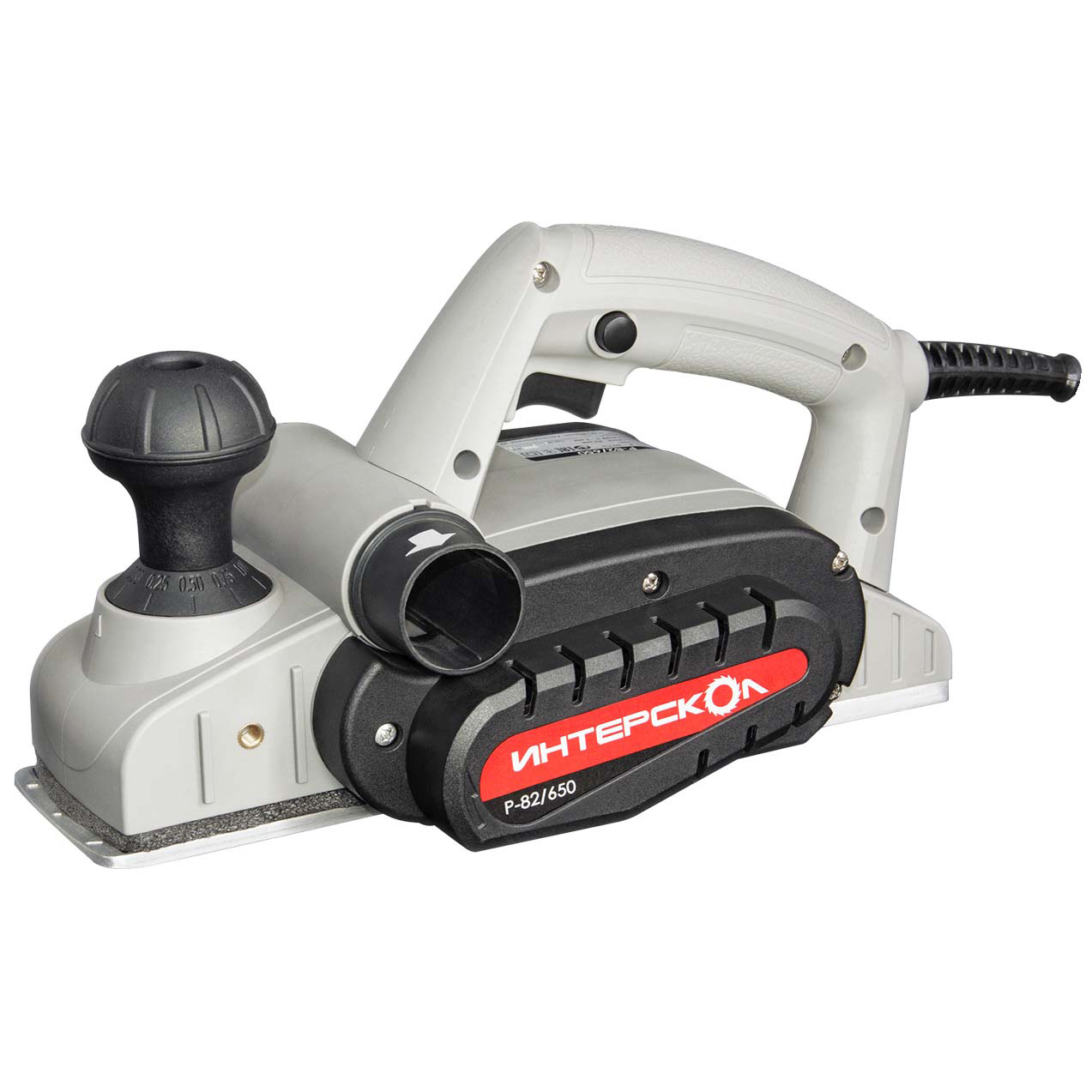 Рубанок электр. 650Вт 14000обм ширглуб строг. 820-2мм глуб.паза15мм Р-82650 ИНТЕРСКОЛ *16