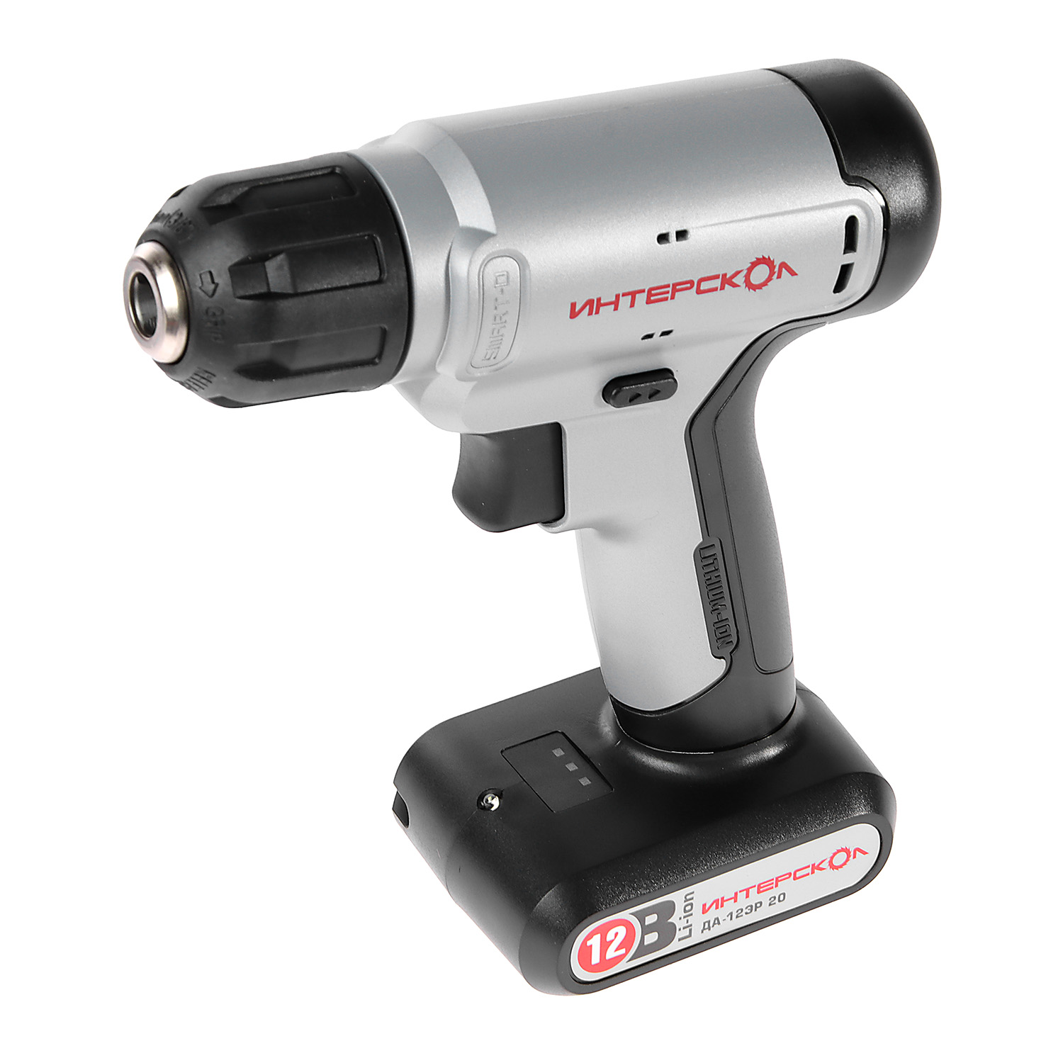 Дрель-шуруповерт 12В 1скор.0-700об/мин 20Нм 1,5Ач 1ч 1акк LI-ION ДА-12ЭР 20 СМАРТ-Д ИНТЕРСКОЛ *1/10 Дрель-шуруповерт 12В 1скор.0-700об/мин 20Нм 1,5Ач 1ч 1акк LI-ION ДА-12ЭР 20 СМАРТ-Д ИНТЕРСКОЛ *1/10