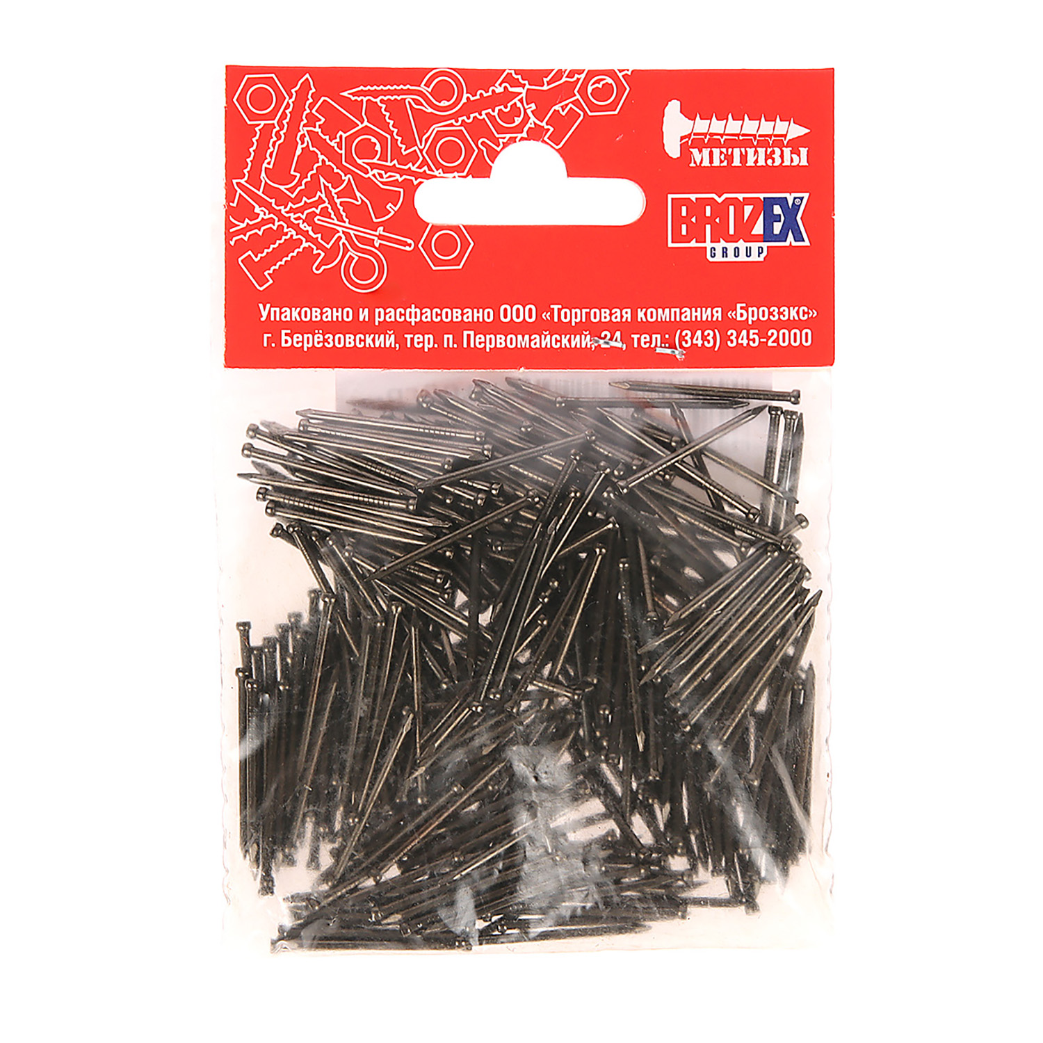 Гвозди финишные 1.4х25 мм BROZEX, 0.1 кг, бронза