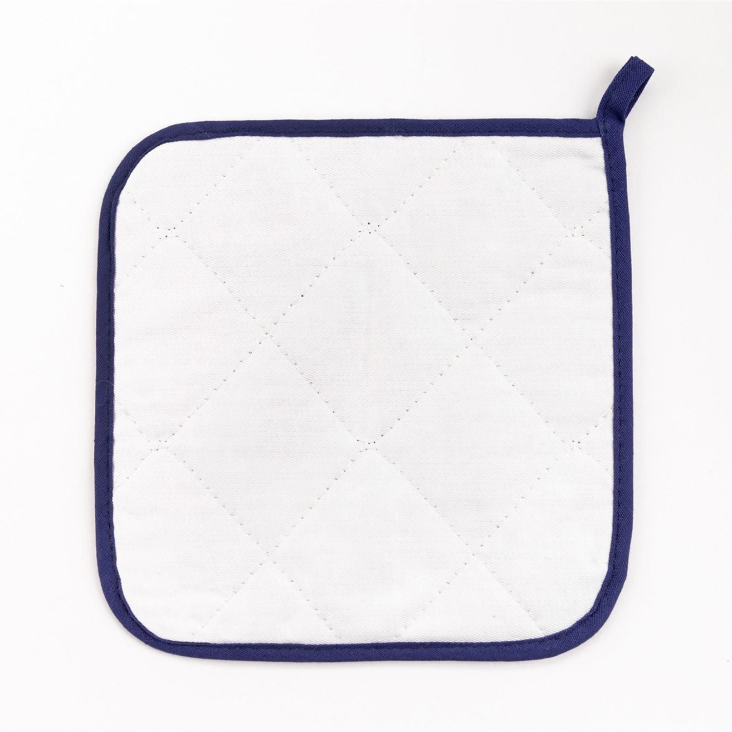 Прихватка 19*19см Blue flowers, саржа, 100% хлопок Этель *1