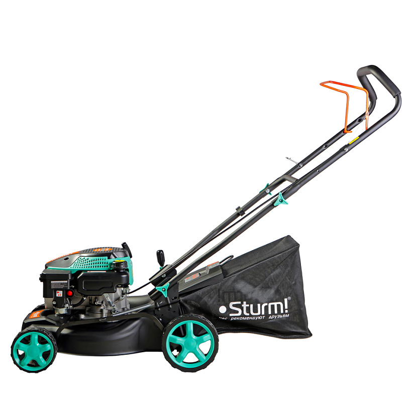 Газонокосилка бенз 4Т 3,0л.с шир/выс скаш 41см/25-75мм травосборник 40л PL1241 STURM *1