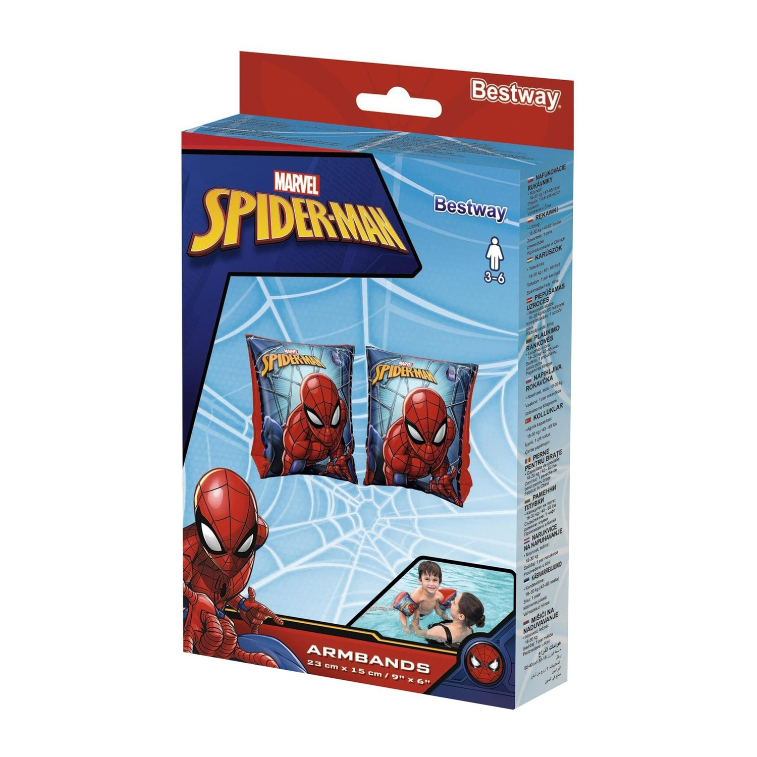 Нарукавники Spider-Man, 23 х 15 см, от 3-6 лет 98001 694260