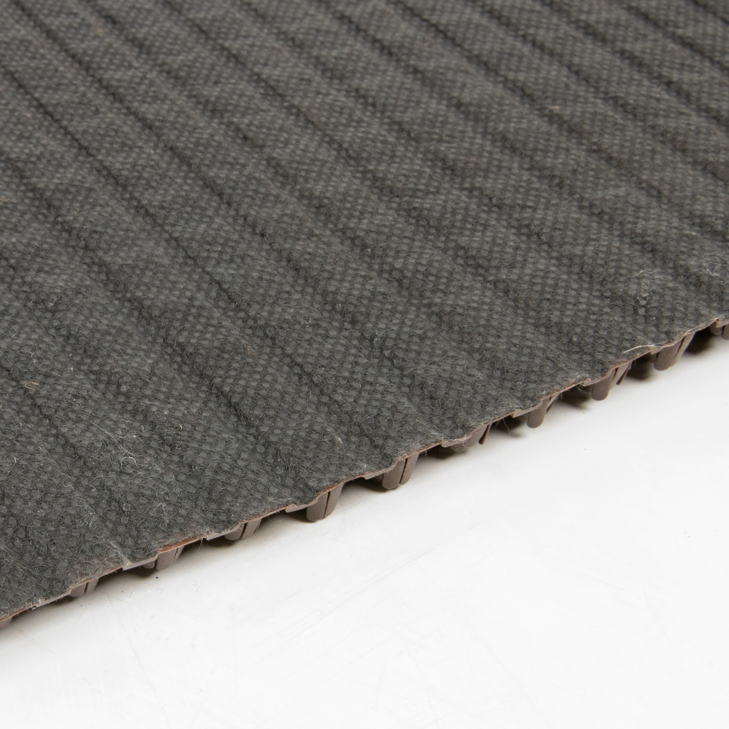 Коврик щетинистый 60*90 см на прот. осн. (темный-шоколад) "KOVROFF" Травка (арт.12137)  *1/25 (МЭ74)