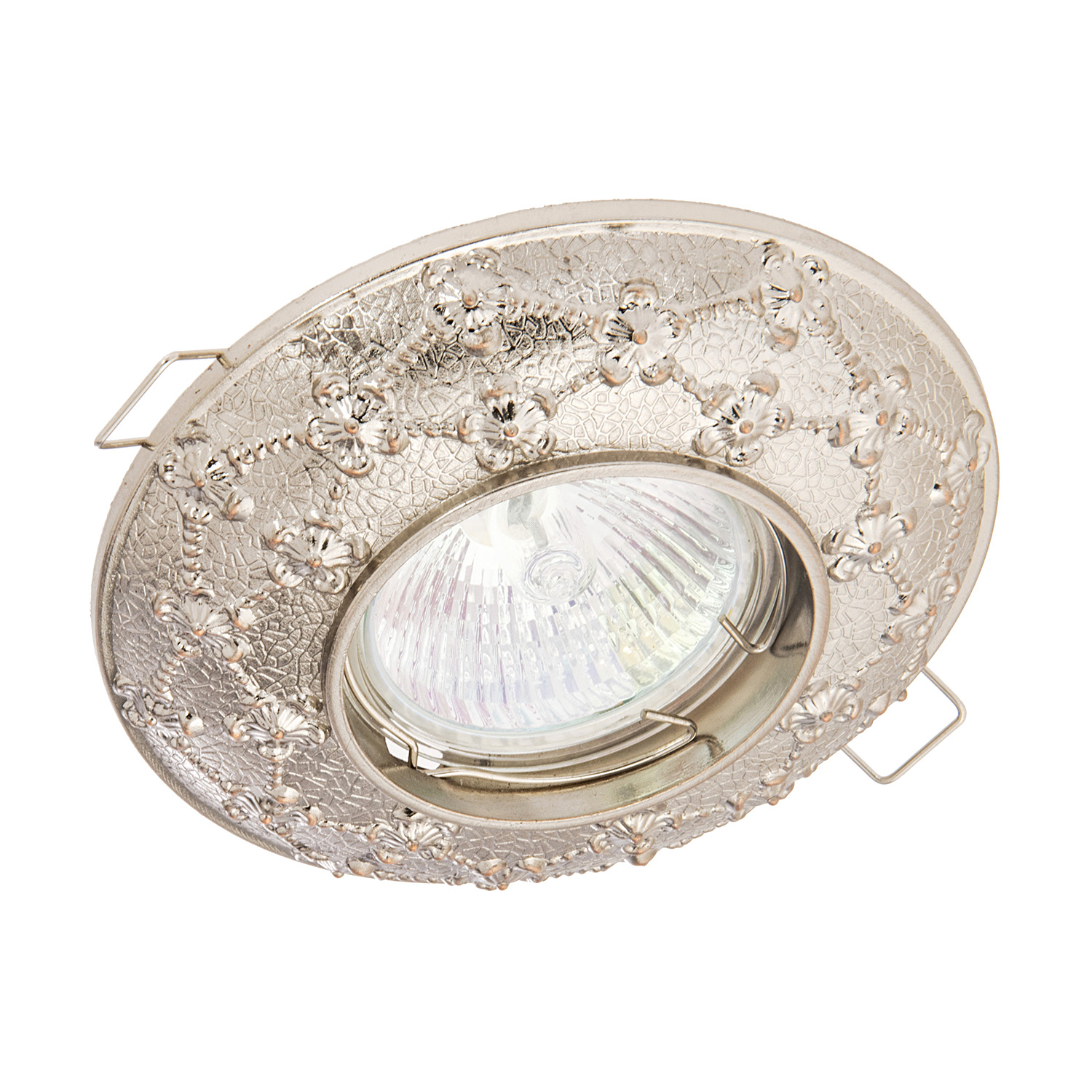 Светильник встраиваемый Regal 51 3 07 литой неповорот. MR16 серебр.*1