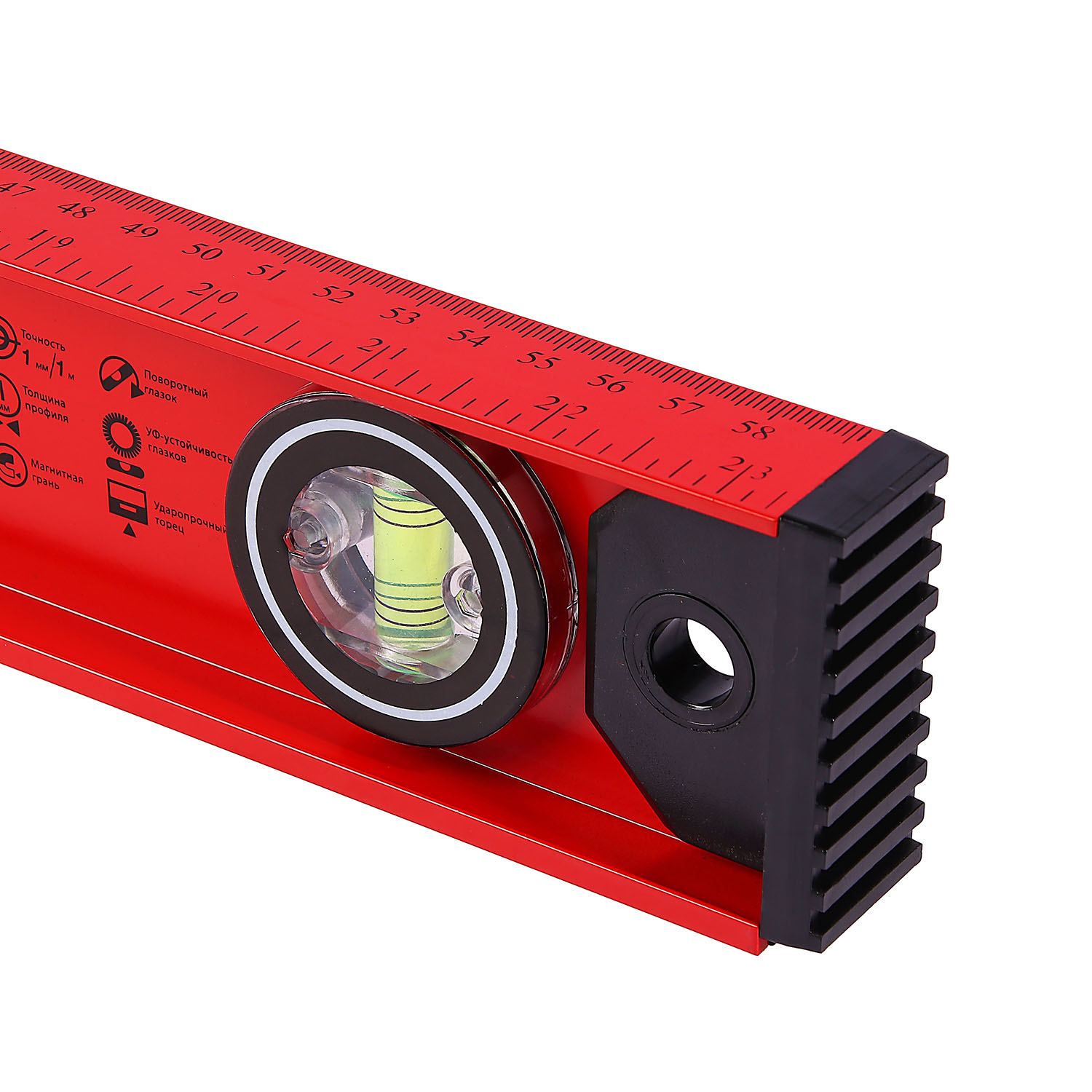 Уровень магнитный 3 глазка 600 мм VIRA