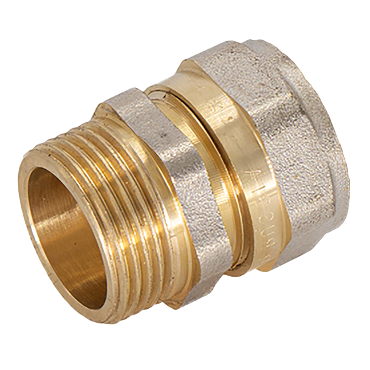 Муфта переходная 20х1/2"(Ø15) цанга/папа CTM CCM02012 *10/140