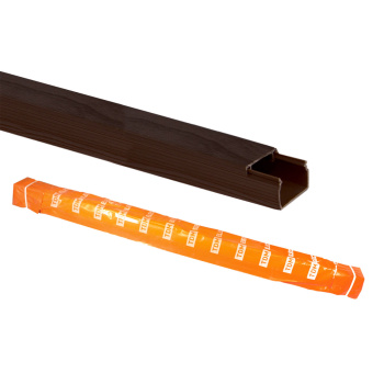 Кабель-канал 40*16мм (дл. 2м) венге "ЭКО" 3D TDM SQ0402-2407 *25