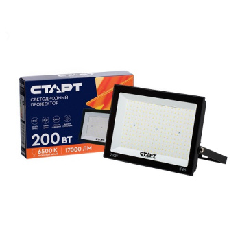 Прожектор светодиодный 200Вт 6,5К IP65 холодный СТАРТ LED FL 200W65 WS *1/5