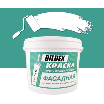 Краска акриловая фасадная 14 кг BILDEX матовая  *1/48