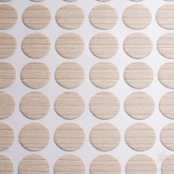 яяяЗаглушка самокл. d-17мм Ясень шимо светлый эксцентрик (70шт/лист )*1/100