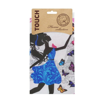 Полотенце вафельное 48*60см на хангере Мерси Touch *6/84