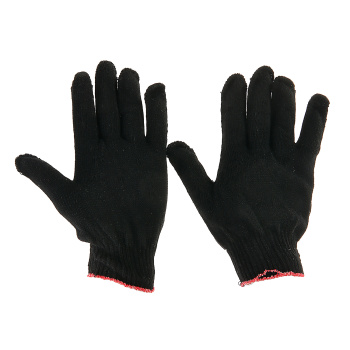 Перчатки ХБ б/покр 10кл (5 нитей) 44гр СТАНДАРТ черные (594Р) *10/200/400 Перчатки ХБ б/покр 10кл (5 нитей) 44гр СТАНДАРТ черные (594Р) *10/200/400