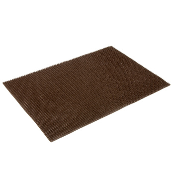 Коврик щетинистый 60*90 см на прот. осн. (темный-шоколад) "KOVROFF" Травка (арт.12137) *1/25 (МЭ74)