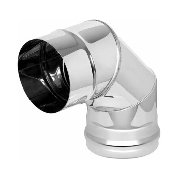 Отвод 90*, 115, AISI 430/0,8мм, h=240мм(GS) *1/12