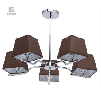 Люстра De City, Е27, 5 ламп, 60 Вт, цвет хром Люстра De City, Е27, 5 ламп, 60 Вт, цвет хром