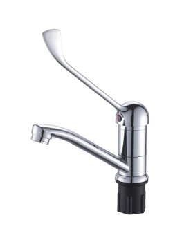 Смеситель для кухни Эверест B45-37 короткий излив (хром) *1/10