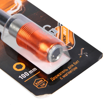Адаптер для бит 100мм магнитный хвостовик 1/4"Е QUICK LOCK арт.350501 NOX *1/10/50/100