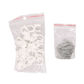 Скоба электроустановочная №12 круглая (30 шт) Росдюбель *10/100