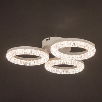 Люстра 09847-0.3-03A WH LED ПДУ+диммер S=10м2 *1 Люстра 09847-0.3-03A WH LED ПДУ+диммер S=10м2 *1