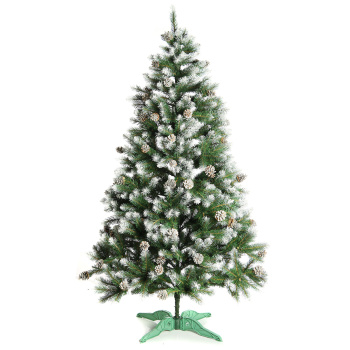 Елка искусственная Елки от Мишки «Элитная», 220 см, ПВХ, зеленый с инеем