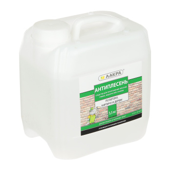 Антиплесень по бетону, кирпичу и дереву 3,5 кг Лакра *1/4/144 Антиплесень по бетону, кирпичу и дереву 3,5 кг Лакра *1/4/144