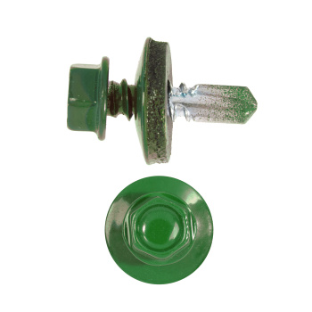 Саморезы кровельные BROZEX 5,5*19 RAL6005 (темно-зеленый) (10кг) промтара *10