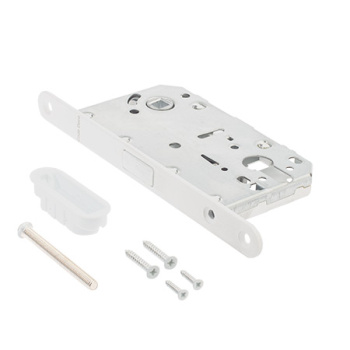 Защелка врезная п/ручку и цил.мех. БЕЛЫЙ матовый МАГНИТНАЯ 5300-MC-WМ Code Deco*1/40 Защелка врезная п/ручку и цил.мех. БЕЛЫЙ матовый МАГНИТНАЯ 5300-MC-WМ Code Deco*1/40