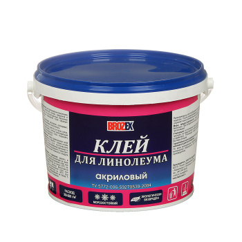 Клей акриловый BROZEX для линолеума, 2.8 кг Клей акриловый BROZEX для линолеума, 2.8 кг